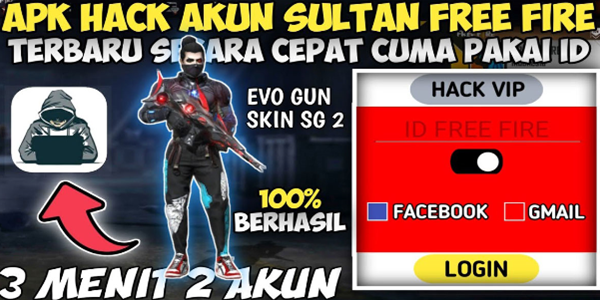 Apk Hack Akun FF Sultan Via Salin ID Terbaru 2023 Asli Work